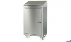 Edelstahl Schreibpult 1200 x 600 x 500 mm